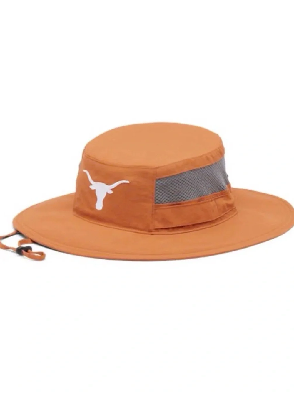 Texas Longhorn Bucket Hat Columbia Embroidered Unisex with adjustable chin strap